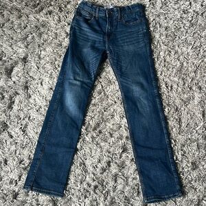Abercrombie kids straight legged boys size 13/14 medium dark wash